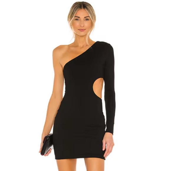 NWT Super Down Black Mini Dress 🍸🚕 - Picture 1 of 4